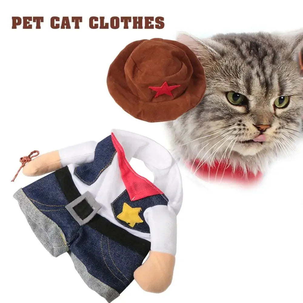 Funny Pet Clothes Cosplay Pirate Dog Cat Halloween